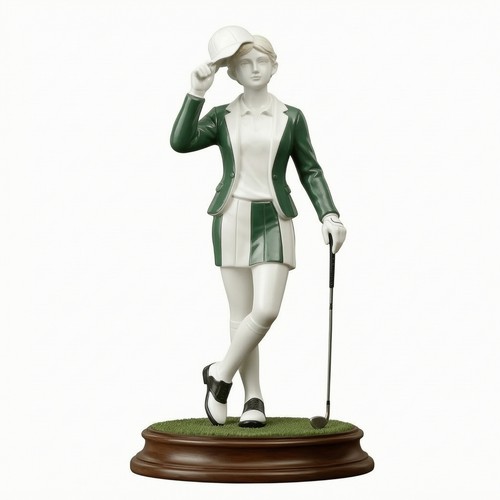 Golfer statue with - golfer,
