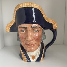 Royal Doulton Large Character Toby Jug Lord Nelson D6336 Geoff Blower