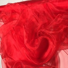 SHEER ORGANZA FABRIC -  Voile Per METRE  - Plain Colours & Two Tones 145cm Wide 