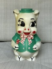 VTG Pig Piggy Porky Blow Mold