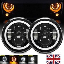 2x 7 Inch LED Headlights Angle