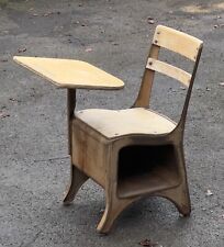 American vintage school desk and chair integrated