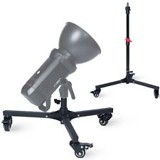 LENCARTA Low Floor Level Lighting Stand Dual Use Heavy Duty Stand 15cm - 78cm