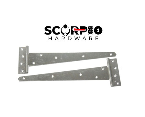 Strong galvanised tee hinge - strong,