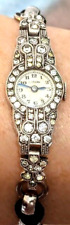 Ladies Swiss Art Deco Rotary 1934 925 Jewelled Silver 5/320 15J Cocktail Watch