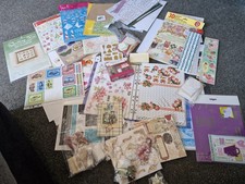 Joblot of Craft Items Decoupage, Mini Photo Album, Embellishments etc Lot 2
