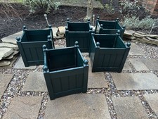 5 Wooden Garden Planters –