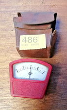 Vintage Crypton 40A Dynamo  Amperes Gauge in Leather case