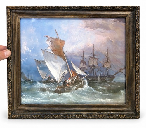 Vintage wooden picture frame - wooden,