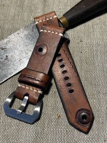 Handmade 24mm vintage swiss - handmade,