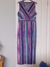 Beautiful NINA LEONARD QVC DRESS Maxi / Long Crossover 2XL XXL Stretch