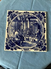 De Leeraar Blue & White Tile