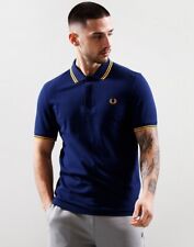 REDUCED STOCK GENUINE BNWT Fred Perry Mens French Navy Short Sleeve Polo Shirt