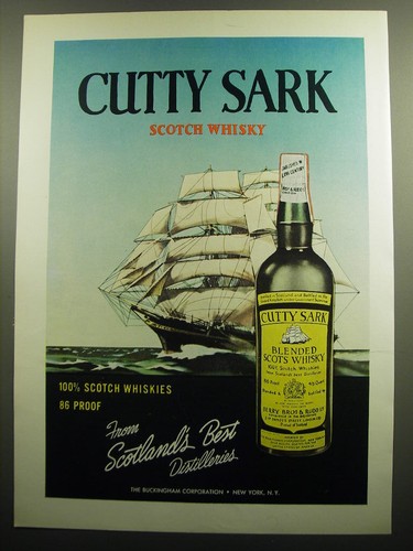 1958 cutty sark - 1958, ad