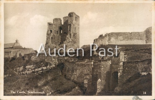 Scarborough castle vintage - scarborough, uk