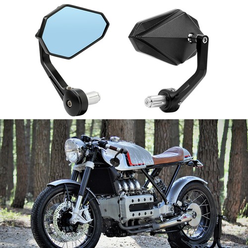 Motorcycle bar end - bar, mirror