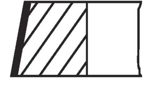 Mahle piston ring - , for
