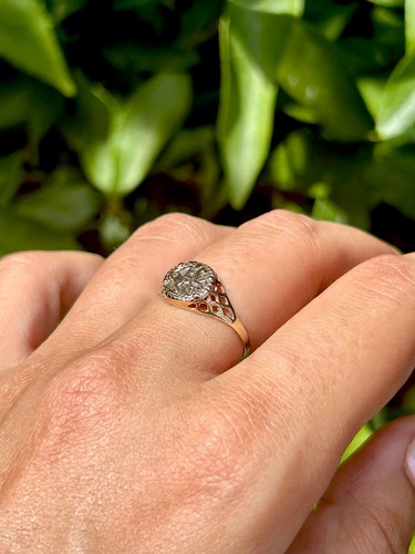 Vintage 9ct yellow gold - yellow, st