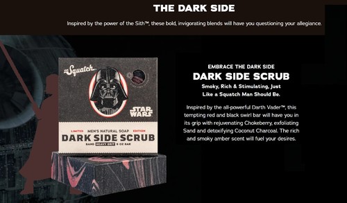 Squatch dark side scrub - dr.,
