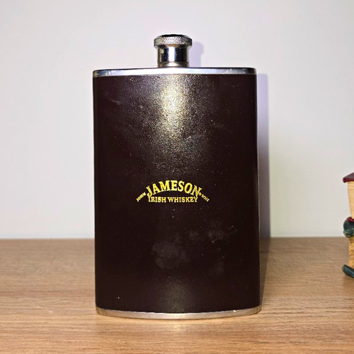 Vintage jameson 8oz hip flask - vintage,