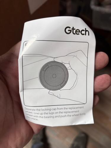 New gtech spare wheel - gtech,