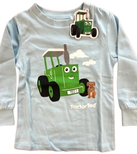 Tractor ted kids - blue, long