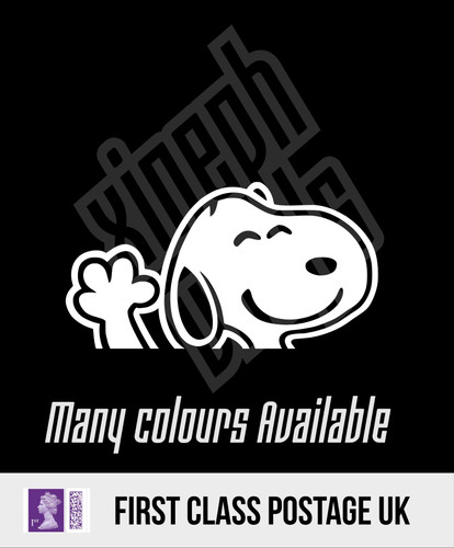 Snoopy vinyl sticker decal