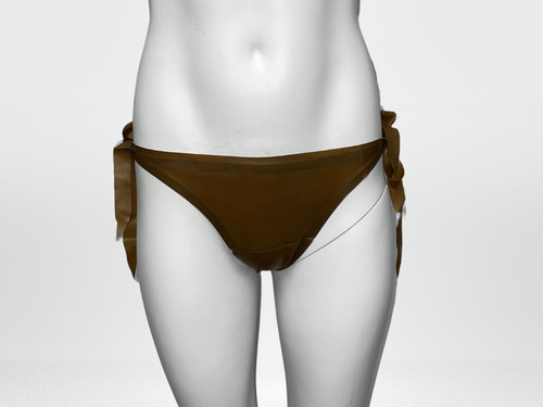 Latex tie side - side, size