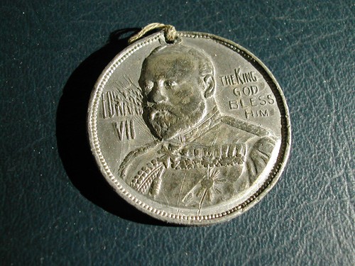 Edward v11 coronation medal - edward,