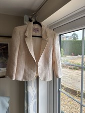 Phase Eight Women’s Short Evening Jacket - Cream - Size 10