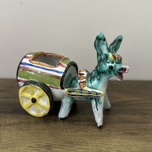 1970s vintage ceramic donkey - vintage,