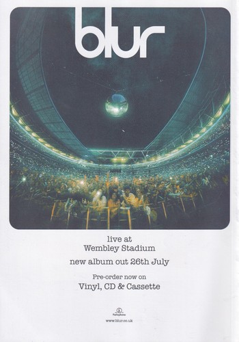 Blur live wembley mini - wembley,