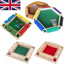 4 Players Shut The Box Dice