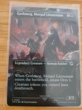 MTG Gothmog, Morgul Lieutenant (FOIL Borderless) 0429 Lord of the Rings M/NM