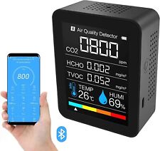 CO2 Detector CO2 Meter 5 in 1 Temperature Humidity Concentration Content Air