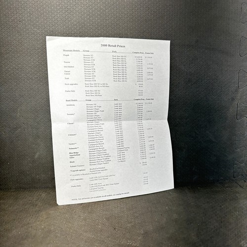 Litespeed 2000 retail price - 2000,