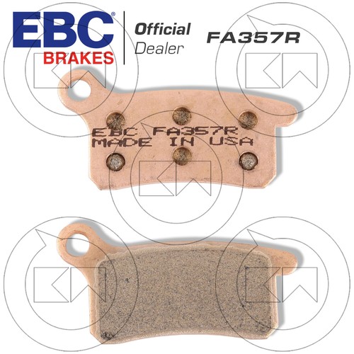 Brake pads rear - rear, sinter