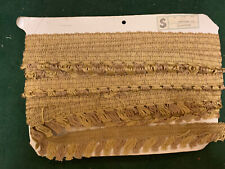 Vintage Retro Gold Looped Fringe Upholstery Cushions Craft X9.5 Metres A4