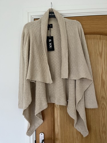 Ladies stylish beige waterfall - beige,