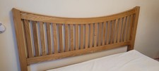 Oak Headboard, King size Bed Very Good Clean Condition