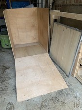 Plywood Crate On Fixed Pallet