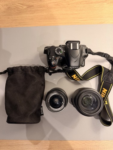 Nikon d3200 dslr twin lens - dslr,