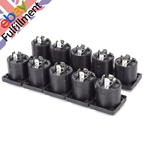 10x speakon pin female - 4, jack