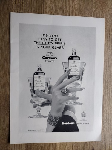 Gordon gin 1954 drinks - gordon's,