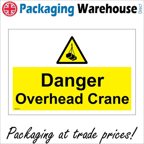 Ws833 danger overhead crane - danger,
