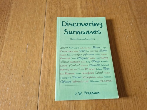 Discovering surnames their - discovering,