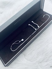 Sterling silver pendant and earrings set Ernest Jones