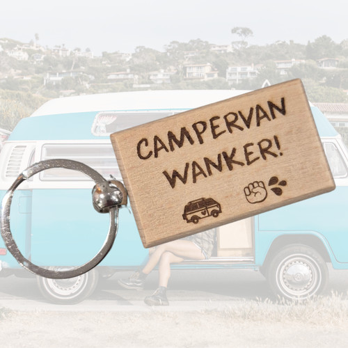 Campervan wanker keyring gift - campervan,