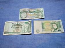 VINTAGE BANK NOTES X 3 -