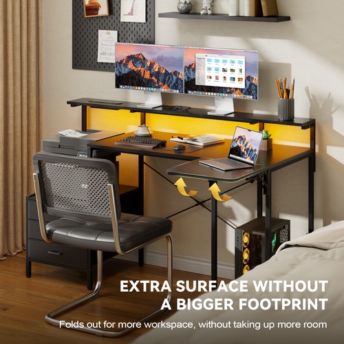 Home office computer desk - home,